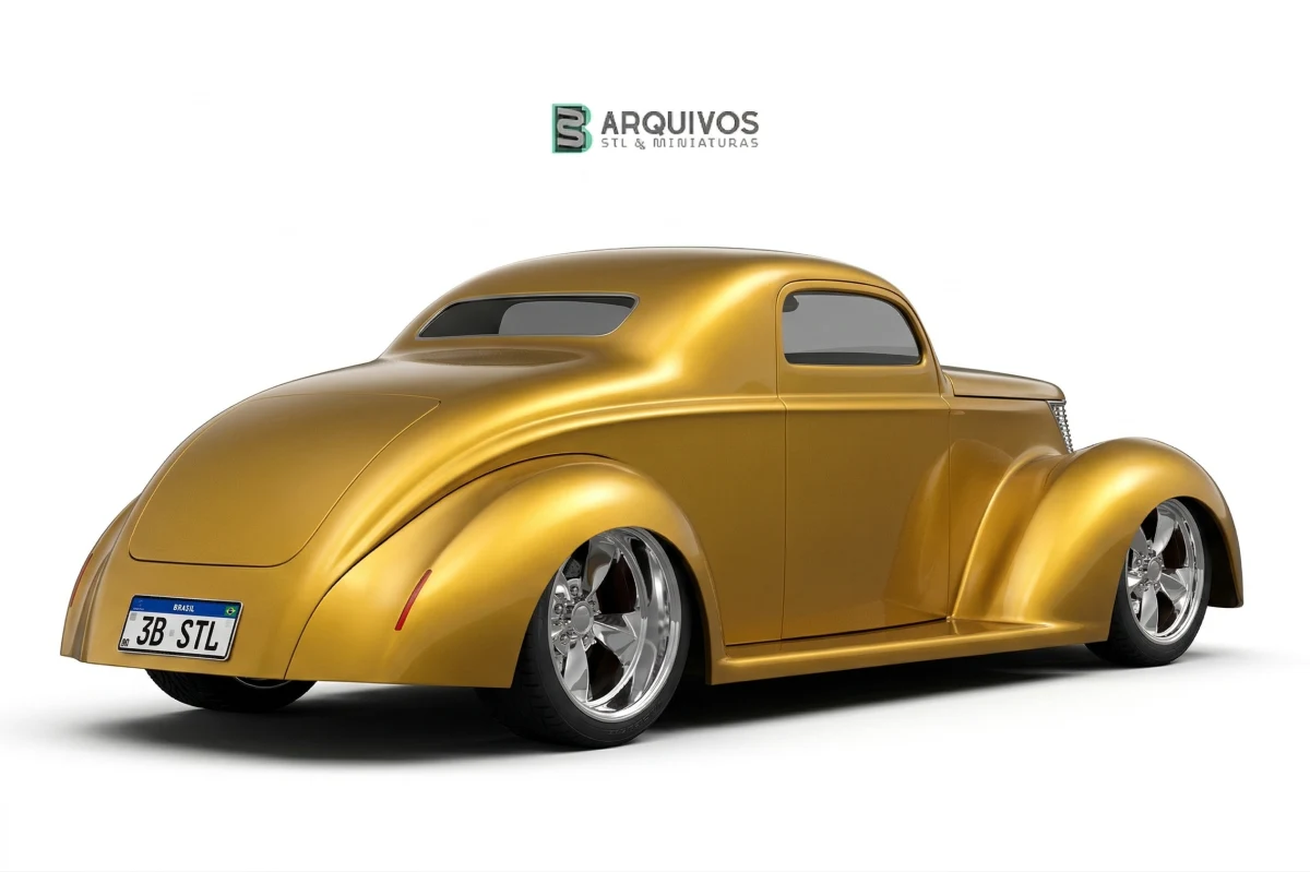 Modelo 3D STL - Ford 1937 Custom Street Rod — foto 5